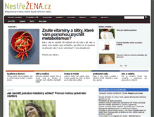 Tablet Screenshot of nestrezena.cz